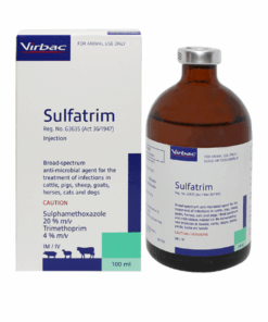 Virbac - 100ml Sulfatrim -240 Injection Broad Anti-Biotic