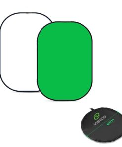 Visico 150cm x 200cm Double Sided White and Green Backdrop Panel VS-BP-028