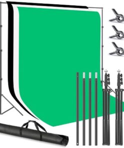 Visico Photography Pro 2,8 x 3m Studio Background Kit 3 x Muslins-VS-B807E