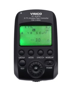 Visico VC-818TXC ETTL Wireless Trigger for Canon DSLR & Mirrorless Cameras