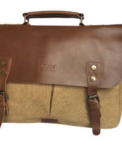 Vivace- Khaki Laptop Bag.