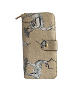 Vivace Ladies Printed Wallet - Brown, Grey
