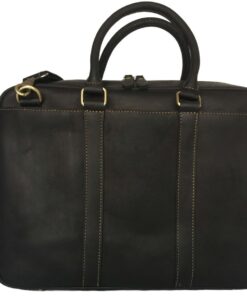 Vivace - Leather Laptop Bag 10L - Black