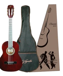 Vizuela 1/2 Size Classic Guitar -Wine Red