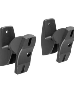Vogels Universal Wall Mounts For Small Speakers Black (2 Pack)