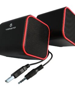 Volkano Diamond Series USB Powered Speakers - Red