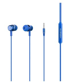 Volkano Earphones Wired with Mic - Stannic Series - Blue