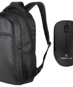 Volkano Element Series Laptop Backpack with Volkano Crystal Wireless Mouse