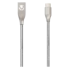 Volkano Iron Type-C 1.2m Charge and Data Cable Silver