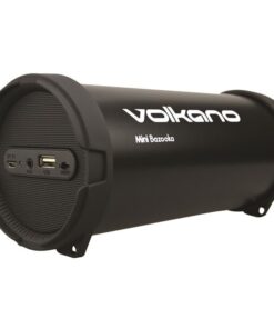 Volkano Mini Bazooka Series Bluetooth Speaker-Black