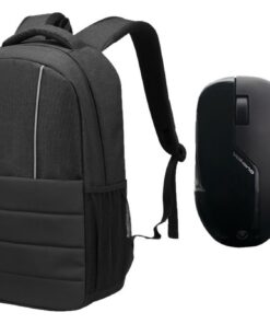 Volkano Slater Laptop Backpack with Volkano Ruby Wireless Mouse
