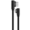 Volkano Slim Micro 90° USB Cable 1.2m Black