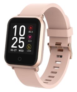 Volkano Smart Watch for Fitness with Heart Rate Monitor - Gold Serene