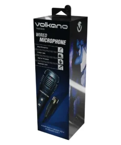 Volkano Vocal Series Unidirectional Microphone with Detachable Cable