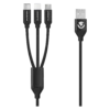 Volkano Weave 3-in-1 Charging Cable 1m