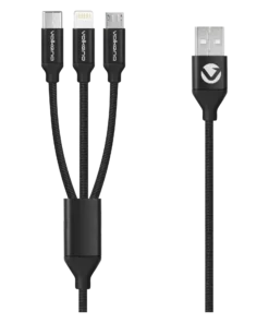 Volkano Weave 3-in-1 Charging Cable 1m