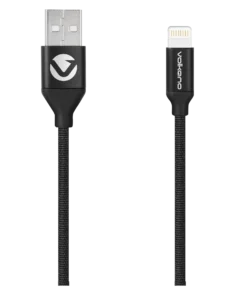 Volkano Weave MFI Lightning Cable 1.2m Black