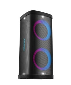 VolkanoX VXP300 Dual 6.5" Bluetooth Party Speaker with RGB Lights | Black