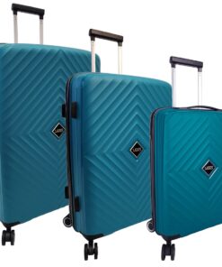 Voss 3 Piece Luggage Set - Blue