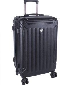 Voyager Duro Large 4 Wheel Trolley Case - Black