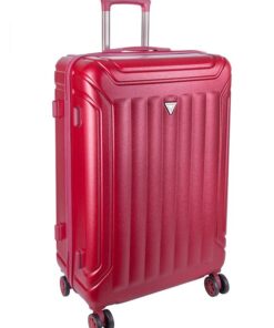 Voyager Duro Large 4 Wheel Trolley Case - Red