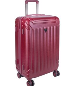 Voyager Duro Medium 4 Wheel Trolley Case - Red