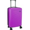 Voyager Mahe 4 Wheel Trolley Carry On - Purple