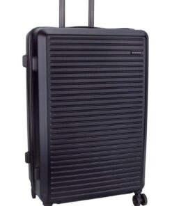 Voyager Mahe Large 4-Wheel Trolley Case - Large - Jet Black