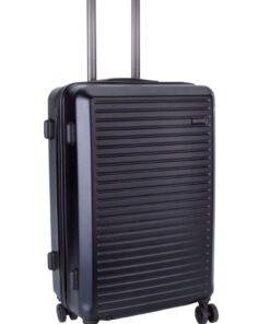 Voyager Mahe Medium 4-Wheel Trolley Case - Medium - Jet Black