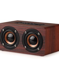 W5 High-end Wooden Wireless Bluetooth Speaker - Mahogany