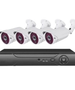 Waco - 4 Channel CCTV Surveillance Kit with 4 Cameras & DVR 1TB Hard Drive