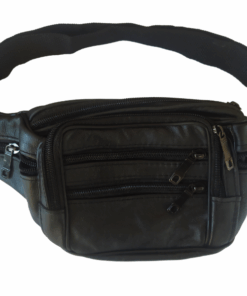 Waist Bag - Moon Bag - Chest Bag - Phone Bag - Black - 7 Pockets