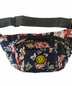 Waist Bag - Moon Bag - Chest Bag - Phone Bag - Flowers - 4 Pockets