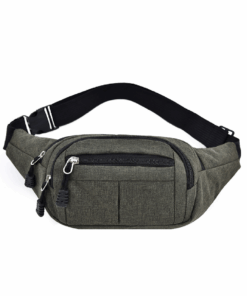 Waist Bag - Moon Bag -Chest Bag-Phone Bag-Jogging Large Capacity - Green