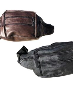 Waist Moon Bag - Combo Pack of - Black and Brown
