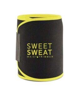 Waist Trimmer Sauna Neoprene Sweat Belt - Yellow - 3XL