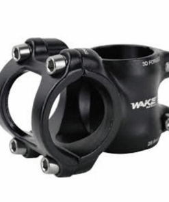 Wake 3D Forged Alloy Bicycle Stem 7 degree Black 35mm