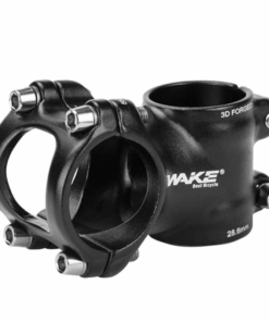 Wake 3D Forged Alloy Bicycle Stem 7 degree Black 45mm