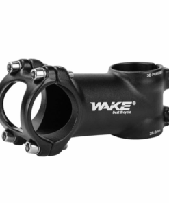 Wake 3D Forged Alloy Bicycle Stem 7 degree Black 70mm