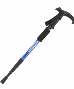 Walking Stick, Trekking Poles Walking Folding Cane with T Handle - Blue