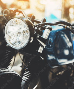 Wall Art Canvas - Custom Vintage Motorcycle