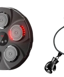 Wall Mounted Smart Electronic Fun Punch Boxing Machine With Boxing Necklace