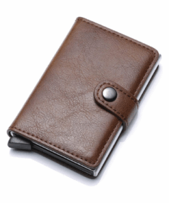 Wallet Junkie Pop Up Wallet With Clip - Coffee Brown