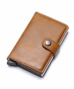 Wallet Junkie Pop Up Wallet With Clip - Light Brown
