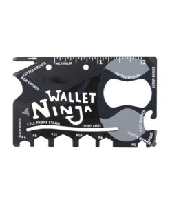 Wallet Ninja 18 Tools in 1 - Black