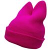 Warm Bunny Ear Beanie - Rabbit Ear Warm Winter Hat - Pink