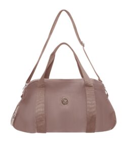 Water-Repellent Nylon Gym - Duffel Sports Bag - Blush