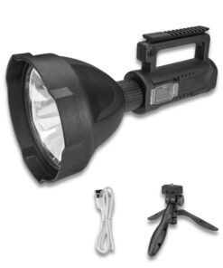 Water Resistant, Portable, Powerful LED Search Light 8000mAh