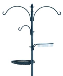 Waterhouse Bird Feeder Station Stand - Black