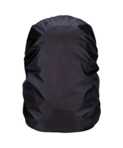 Waterproof Backpack Rain Cover For Outdoor Travel And Sports - 35-Litre - Black